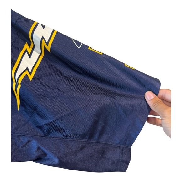 Vintage San Diego Chargers Jersey Mens Large NFL Football Doug Flutie 7 Reebok 2 - Picture 2 of 11